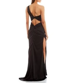 GB Social One Shoulder Ruched Satin Cut-Out-Back Slit Hem Long Dress 10 GB Social One Shoulder Ruched Satin Cut-Out-Back Slit Hem Long Dress -PeeWee-winkel 00000000 zi 70e8fbaf 84b8 402a 977a e1c55c9fd9a4 01 ai