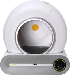 Merkloos Petlux® Zelfreinigende Automatische Kattenbak Met App En LED-Touch -PeeWee-winkel 1131x1200 1