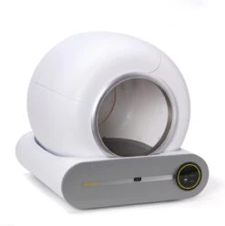 Merkloos Petlux® Zelfreinigende Automatische Kattenbak Met App En LED-Touch -PeeWee-winkel 1196x1200 2