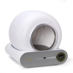 Merkloos Petlux® Zelfreinigende Automatische Kattenbak Met App En LED-Touch -PeeWee-winkel 1197x1200 2