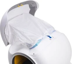 Merkloos Petlux® Zelfreinigende Automatische Kattenbak Met App En LED-Touch -PeeWee-winkel 1200x1070