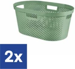 Curver Infinity Recycled Dots Wasmand - 40L - 2 Stuks - Groen 17 Curver Infinity Recycled Dots Wasmand - 40L - 2 Stuks - Groen -PeeWee-winkel 1200x1099