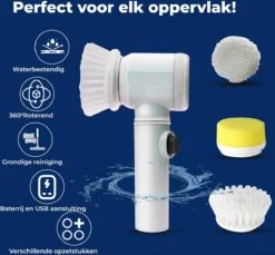 B-care Magic Brush - Elektrische Multifunctionele Schoonmaakborstel - 7 Opzetstukken - Wasborstel - Poetsmachine - Schrobborstel - Handborstel - Werkborstel - Schrobber - Boorborstel - Reinigingsborstel 22 B-care Magic Brush - Elektrische Multifunctionele Schoonmaakborstel - 7 Opzetstukken - Wasborstel - Poetsmachine - Schrobborstel - Handborstel - Werkborstel - Schrobber - Boorborstel - Reinigingsborstel -PeeWee-winkel 1200x1112 1