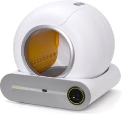 Merkloos Petlux® Zelfreinigende Automatische Kattenbak Met App En LED-Touch -PeeWee-winkel 1200x1125 1