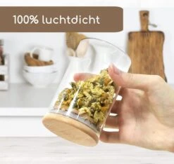 Quality Needz - Voorraadpotten - Glazen Potjes Met Deksel - 250 ML - 10 Delige Set - BPA-vrij - Gratis Pen & Herschrijfbare Stickers - Snoeppot 10 Quality Needz - Voorraadpotten - Glazen Potjes Met Deksel - 250 ML - 10 Delige Set - BPA-vrij - Gratis Pen & Herschrijfbare Stickers - Snoeppot -PeeWee-winkel 1200x1138