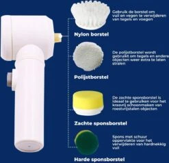 B-care Magic Brush - Elektrische Multifunctionele Schoonmaakborstel - 7 Opzetstukken - Wasborstel - Poetsmachine - Schrobborstel - Handborstel - Werkborstel - Schrobber - Boorborstel - Reinigingsborstel 19 B-care Magic Brush - Elektrische Multifunctionele Schoonmaakborstel - 7 Opzetstukken - Wasborstel - Poetsmachine - Schrobborstel - Handborstel - Werkborstel - Schrobber - Boorborstel - Reinigingsborstel -PeeWee-winkel 1200x1156 1