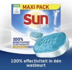 SUN® Sun All-in 1 Normaal Vaatwastabletten - 276 Tabletten - Voordeelverpakking 14 SUN® Sun All-in 1 Normaal Vaatwastabletten - 276 Tabletten - Voordeelverpakking -PeeWee-winkel 1200x1174 1