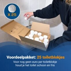 Witte Toiletblokjes Voor Inbouwreservoir Voor O.a Geberit En Grohe - 25 Stuks - Met Lavendel - Vlekvrij - Stortbakblokjes -PeeWee-winkel 1200x1200 22