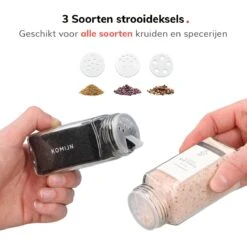 Deleca 24 Glazen Kruidenpotjes - Incl. 3 Soorten Stickers En Strooideksel Set - Voorraadpotten Glas Met Deksel - Kruidenstrooier - 10,5 X 4,3 Cm - Vierkant / 120 Ml 25 Deleca 24 Glazen Kruidenpotjes - Incl. 3 Soorten Stickers En Strooideksel Set - Voorraadpotten Glas Met Deksel - Kruidenstrooier - 10,5 X 4,3 Cm - Vierkant / 120 Ml -PeeWee-winkel 1200x1200 41