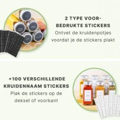 36 Glazen Kruidenpotjes Vierkant Met Deksel - Kruidenstrooier - Complete Set Met Strooideksels, Voorbedrukte Stickers En Trechter - Inhoud 120 Ml - 10,5 X 4,3 Cm 20 36 Glazen Kruidenpotjes Vierkant Met Deksel - Kruidenstrooier - Complete Set Met Strooideksels, Voorbedrukte Stickers En Trechter - Inhoud 120 Ml - 10,5 X 4,3 Cm -PeeWee-winkel 1200x1200 57