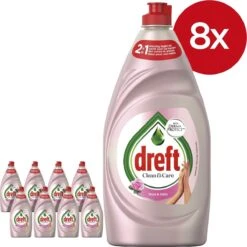 Dreft Clean & Care Rose & Satin Afwasmiddel - 8x780ml - Voordeelverpakking 16 Dreft Clean & Care Rose & Satin Afwasmiddel - 8x780ml - Voordeelverpakking -PeeWee-winkel 1200x1200 84