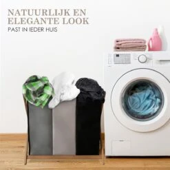 MIRI Wasmand 3 Vakken BAMBOE – Wassorteerder – Hout – Opvouwbaar – Wasbox – 105L – Gratis Schroevendraaier – Wasmanden – Laundry Basket 12 MIRI Wasmand 3 Vakken BAMBOE – Wassorteerder – Hout – Opvouwbaar – Wasbox – 105L – Gratis Schroevendraaier – Wasmanden – Laundry Basket -PeeWee-winkel 1200x1200 89
