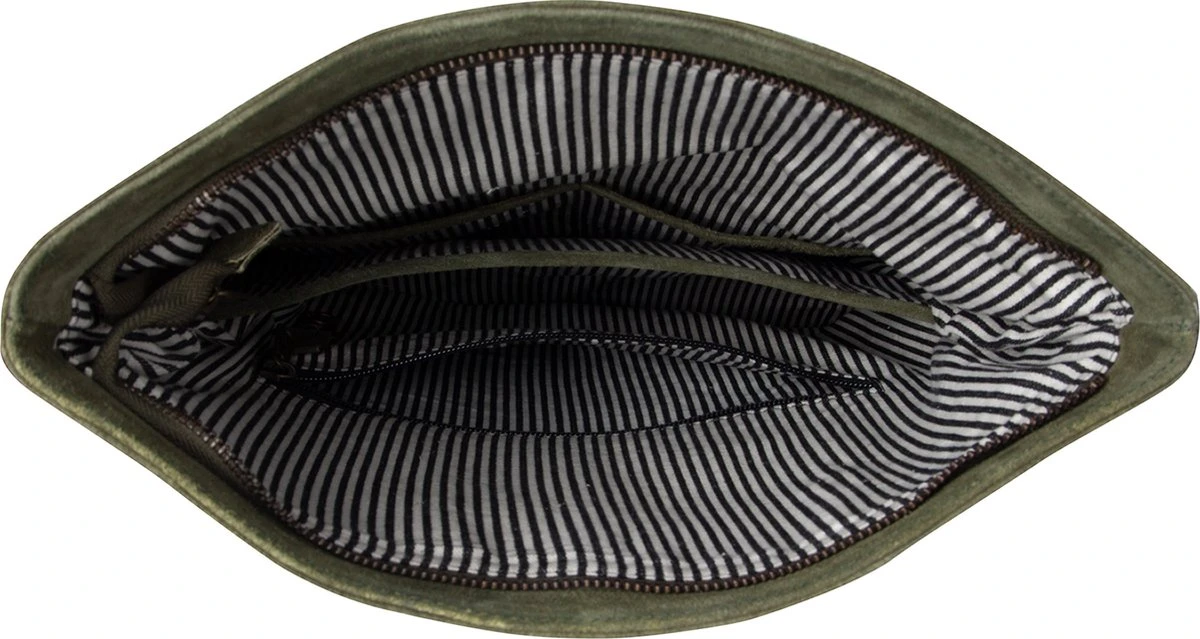 Beocca - Leren Rugzak Cleo Groen - 14" Laptoptas 6 Beocca - Leren Rugzak Cleo Groen - 14" Laptoptas - Afbeelding 4