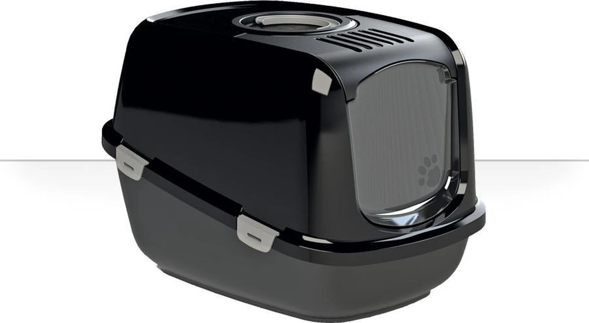 PeeWee EcoDome Kattenbak XXL- Zwart - Incl Schep 66.5 X 48.5 X 46.5 2 PeeWee EcoDome Kattenbak XXL- Zwart - Incl Schep 66.5 X 48.5 X 46.5