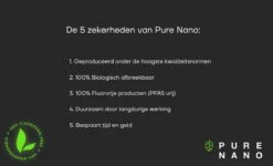 PURE NANO Glas - Nano Coating Voor 5 Jaar Heldere Ramen Met Minder Schoonmaakwerk - 250 Ml -PeeWee-winkel 1200x730