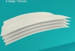 BAMTIME Bamboo Tissues Doos 4-laags Tissues / 90pcs 16box -karton -PeeWee-winkel 1200x817