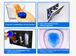 DONGOODS® Toiletblokjes Voor Inbouwreservoirs – WC-blokjes – Toiletblokken In Een Voordeelverpakking – 12 Stuks -PeeWee-winkel 1200x893