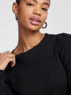 Pieces PCKIERA TOP MET LANGE MOUWEN -PeeWee-winkel 17137504 Black 006