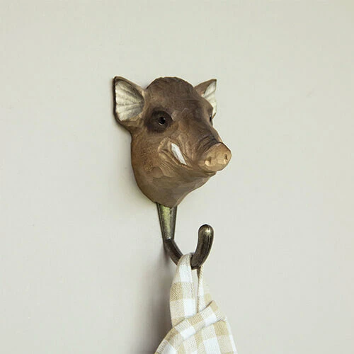 Kapstokhaakje Wildlife Garden Wild Zwijn 5 Kapstokhaakje Wildlife Garden Wild Zwijn - Afbeelding 3