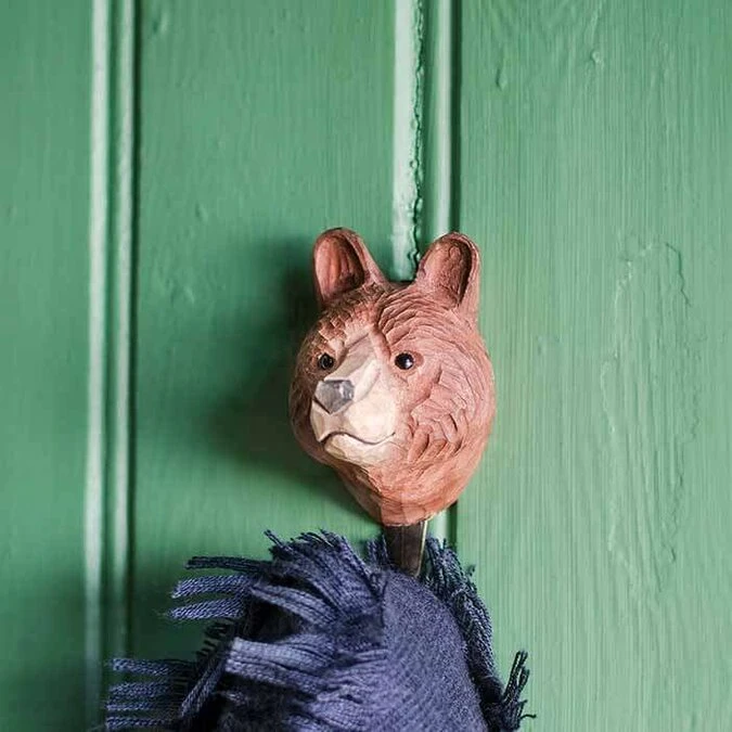 Kapstokhaakje Wildlife Garden Bruine Beer 5 Kapstokhaakje Wildlife Garden Bruine Beer - Afbeelding 3