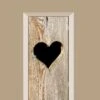 Deursticker Houten Deur Met Hart Bruin 1 Deursticker Houten Deur Met Hart Bruin -PeeWee-winkel 1944291522