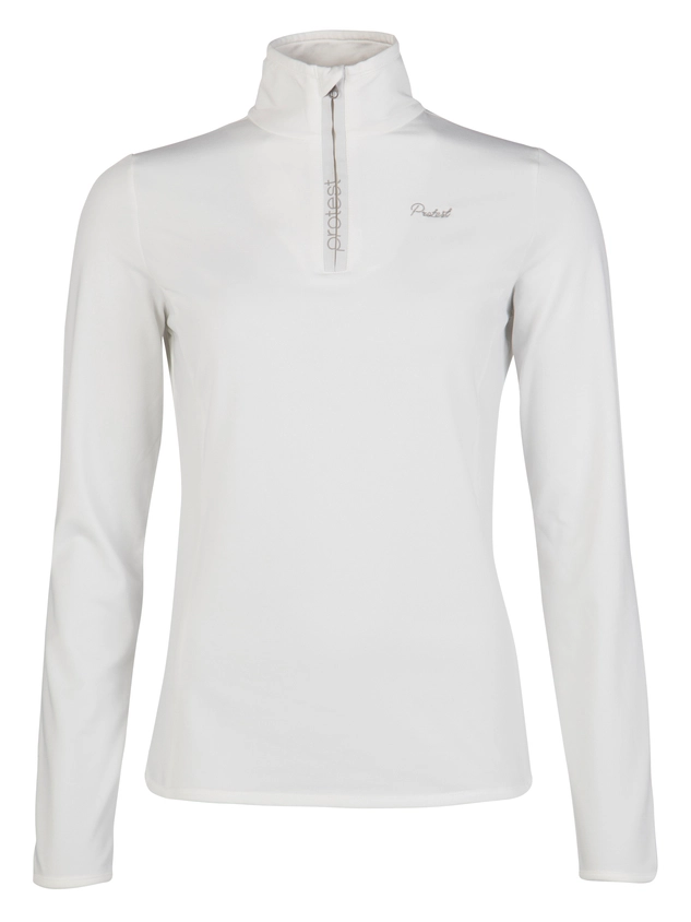 Skipully Protest Women Fabrizoy 1/4 Zip Top Seashell 2 Skipully Protest Women Fabrizoy 1/4 Zip Top Seashell