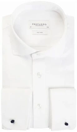 Profuomo Shirt Cutaway Dubbel Manchet Wit 11 Profuomo Shirt Cutaway Dubbel Manchet Wit -PeeWee-winkel 7274 14 1