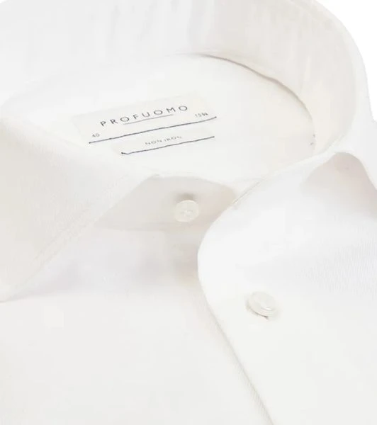 Profuomo Shirt Cutaway Dubbel Manchet Wit 3 Profuomo Shirt Cutaway Dubbel Manchet Wit - Afbeelding 2