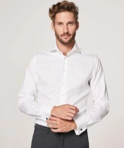 Profuomo Shirt Cutaway Dubbel Manchet Wit 10 Profuomo Shirt Cutaway Dubbel Manchet Wit -PeeWee-winkel 7274 4