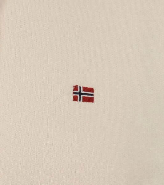 Napapijri Balis Hoodie Off White 4 Napapijri Balis Hoodie Off White - Afbeelding 3