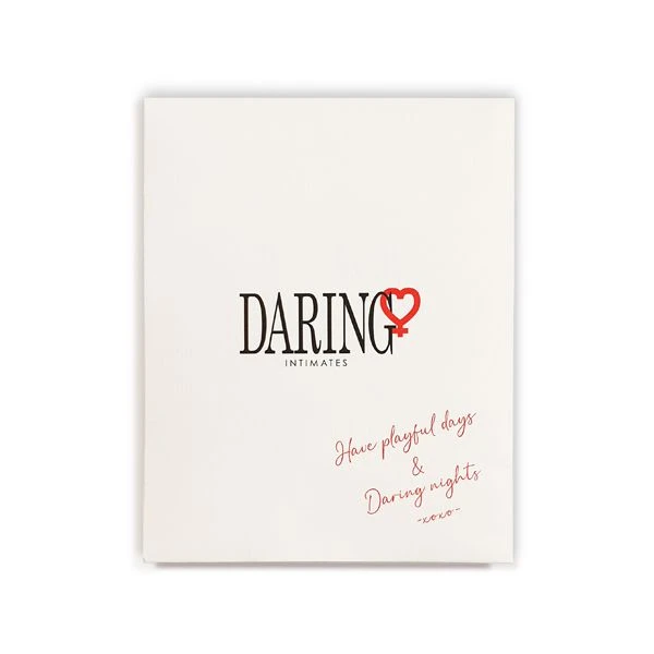 Daring Embroidery String - Zwart-M/L 8 Daring Embroidery String - Zwart-M/L - Afbeelding 6