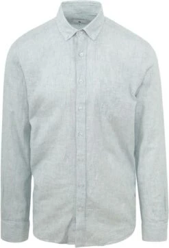 State Of Art Overhemd Melange Groen