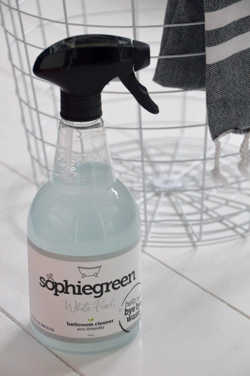 SophieGreen White Pearl Badkamerreiniger 3x2 Navullingen (=6x750 Ml) 6 SophieGreen White Pearl Badkamerreiniger 3x2 Navullingen (=6x750 Ml) - Afbeelding 4