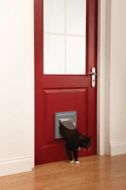 PetSafe Staywell Classic Manual 4-Way Locking Cat Flap - Grijs W/tunnel -PeeWee-winkel 800x1200 5