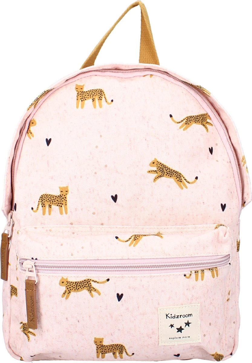 Kidzroom Hug Me - Rugzak - 2 T/m 6 Jaar - Roze - Luipaard 3 Kidzroom Hug Me - Rugzak - 2 T/m 6 Jaar - Roze - Luipaard