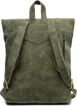 Beocca - Leren Rugzak Cleo Groen - 14" Laptoptas 14 Beocca - Leren Rugzak Cleo Groen - 14" Laptoptas -PeeWee-winkel 874x1200