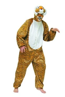 Gevaarlijke Pluche Tijger Man Kostuum