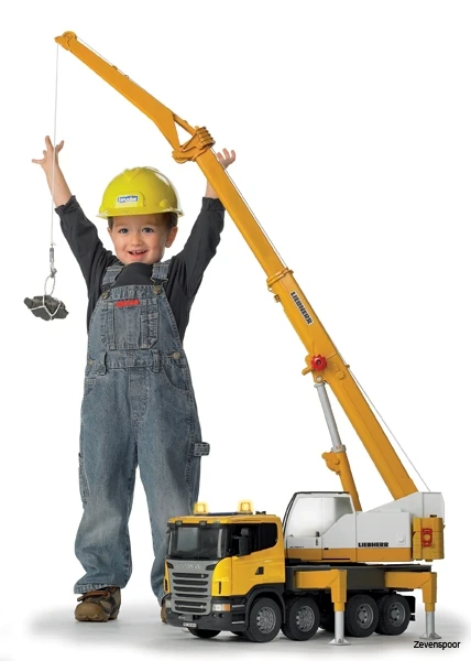 3570 Bruder Scania R-Serie Liebherr Kran-LKW, L+S 2 3570 Bruder Scania R-Serie Liebherr Kran-LKW, L+S - Afbeelding 2