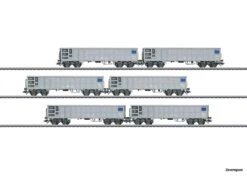 46912 Marklin Hochbordwagen-Set SBB Cargo