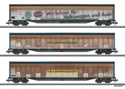 48063 Marklin Set Schuifwandwagens “Transwaggon”