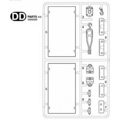 Tamiya Volvo FH16 Toebehoren Onderdelen (DD / 10010128) 1/14