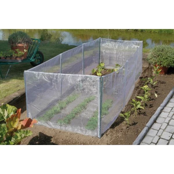 Insectengaas Met Palen 0,7 × 4 M - Set Van 2 Stuks 3 Insectengaas Met Palen 0,7 × 4 M - Set Van 2 Stuks