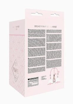 Borstpomp Set Large - Rose Goud -PeeWee-winkel borstpomp set large rose goud ak