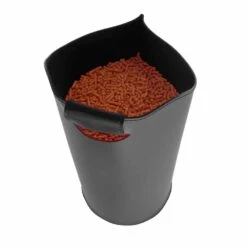 Indoor Pellet Houder Mand Lederen 15 Kg Sapel Ontwerp -PeeWee-winkel cesto porta pellet da interno in cuoio 15 kg di design sapel 8