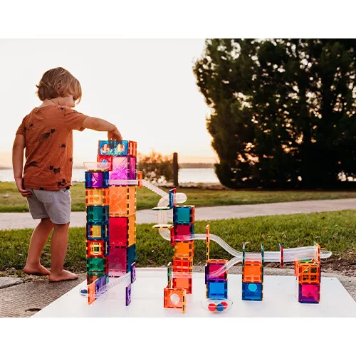 Connetix Magnetische Tegels Knikkerbaan - 92st 10 Connetix Magnetische Tegels Knikkerbaan - 92st - Afbeelding 9