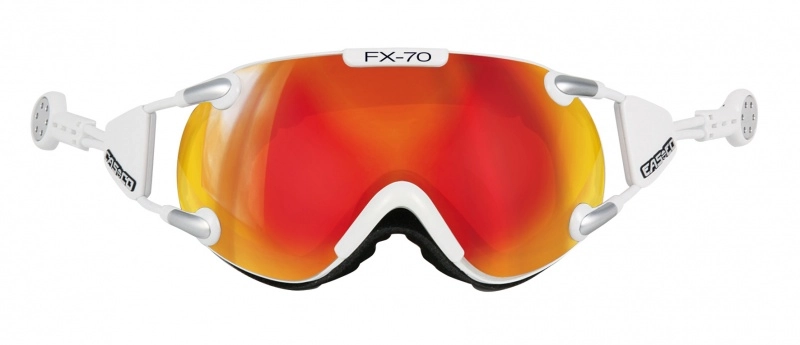 Skibril Casco FX70 Carbonic White Orange (Large) 2 Skibril Casco FX70 Carbonic White Orange (Large)