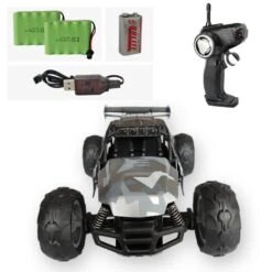 Gesloten RC Auto Camo Grijs + Extra Accu 7 Gesloten RC Auto Camo Grijs + Extra Accu -PeeWee-winkel gesloten rc auto camo grijs extra accu 2