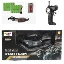 Gesloten RC Auto Camo Grijs + Extra Accu 9 Gesloten RC Auto Camo Grijs + Extra Accu -PeeWee-winkel gesloten rc auto camo grijs extra accu 4