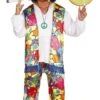 Kleurrijk Hair Hippie Man Kostuum 1 Kleurrijk Hair Hippie Man Kostuum -PeeWee-winkel grc16 84393 a 13