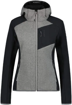 Icepeak Dahloneka Softshell Jas Dames, Zwart/grijs